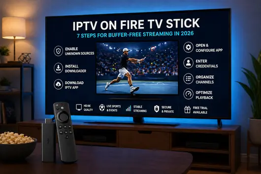 IPTV on Amazon Fire TV Stick: 7 Steps for Buffer-Free Streaming in 2026