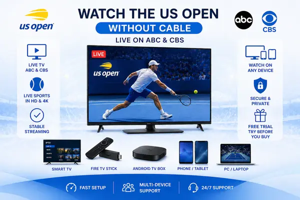 How to Watch ABC, CBS & the Channel US Open Without Cable (2026 Guide)