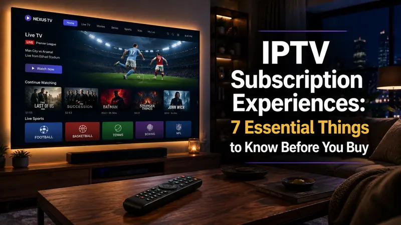 IPTV Subscription Experiences: 7 Things to Know Before You Buy IPTV Subscription Experiences: 7 Things to Know Before You Buy